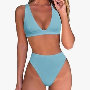 Sky Blue Bikini Set